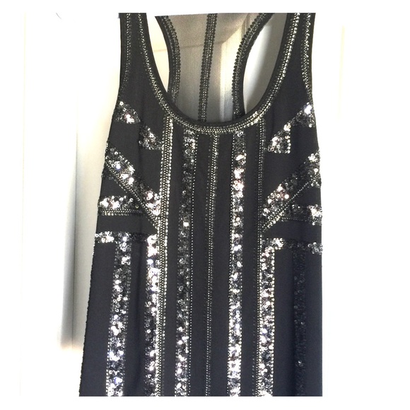 Sequin Racerback top - Picture 1 of 3